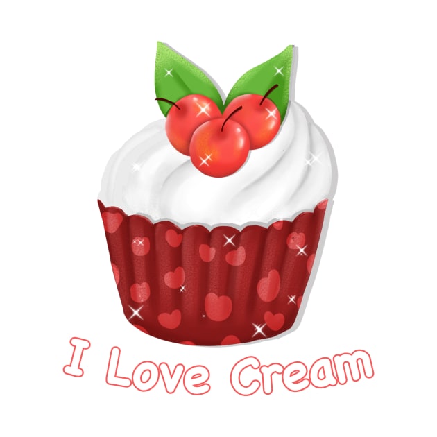 I Love Cream by  Chirido_Bin