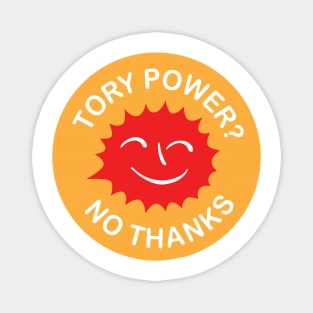 Tory Power? No Thanks Antifa | Gallery Wall | Feminist | Typography | Liberal | Left | Political Magnet