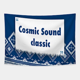 Cosmic Sound classic ikat Tapestry