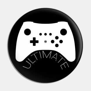 Ultimate Gamer - Video Game Lovers Graphic Statement Pin