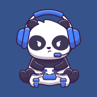 Cute panda gaming T-Shirt