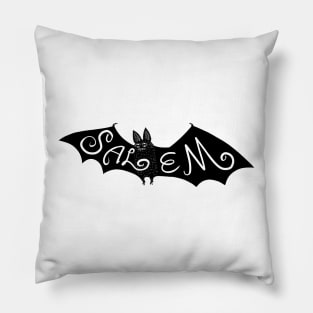 salem mass bat Pillow