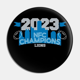 Lions - 2023 NFC Champions Pin