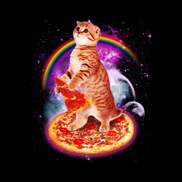 Cat Space Pizza by ultraelectrogalacticshop