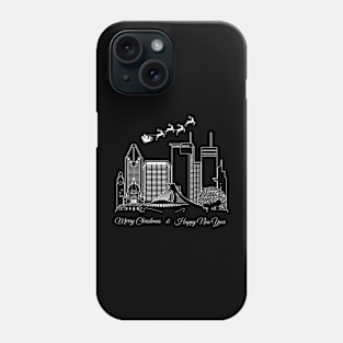 Merry Christmas Happy New Year Montreal Canada Phone Case