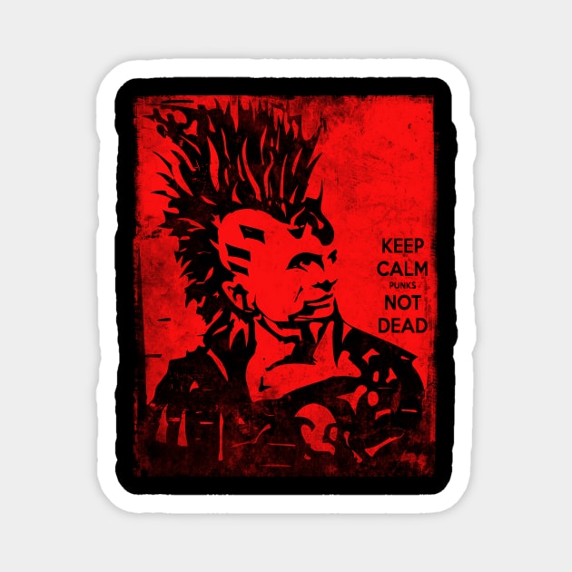 punks not dead Magnet by ElArrogante