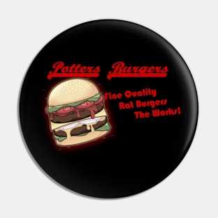 Rat Burgers Pin