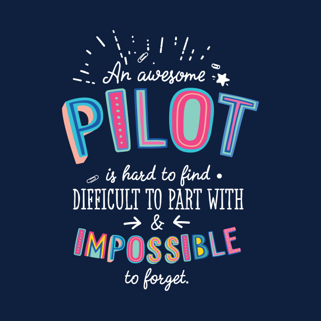 An awesome Pilot Gift Idea - Impossible to Forget Quote by BetterManufaktur