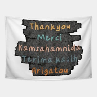 Thankyou in Multiple Language Tapestry