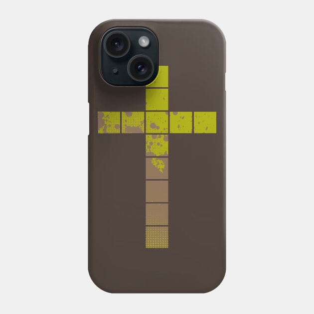 Green Cross Phone Case by AlondraHanley