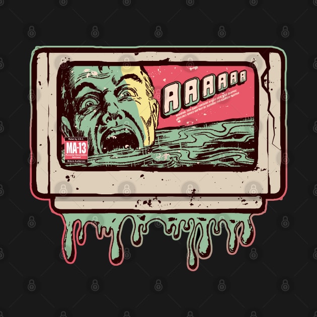 AAAaaa - Retro Horror Game Cartridge by Another Dose