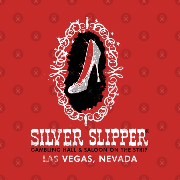 Retro Vintage Silver Slipper Gambling Hall & Saloon Las Vegas by StudioPM71