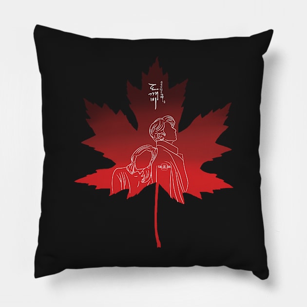 Goblin Maple Leaf Pillow by ayshatazin