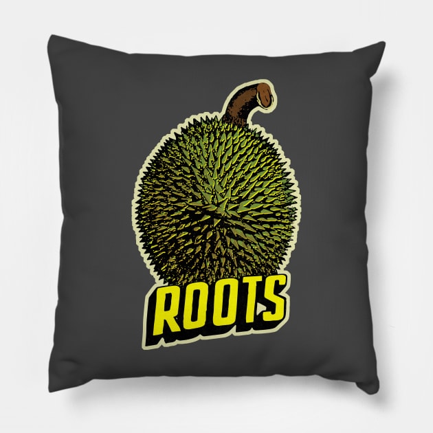 Vintage Durian Aficionado Pillow by Kujo Vintage