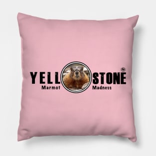 Marmot Madness, Yellowstone National Park Pillow