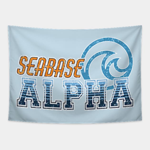 Seabase Alpha - Distressed Tapestry by Florida Project