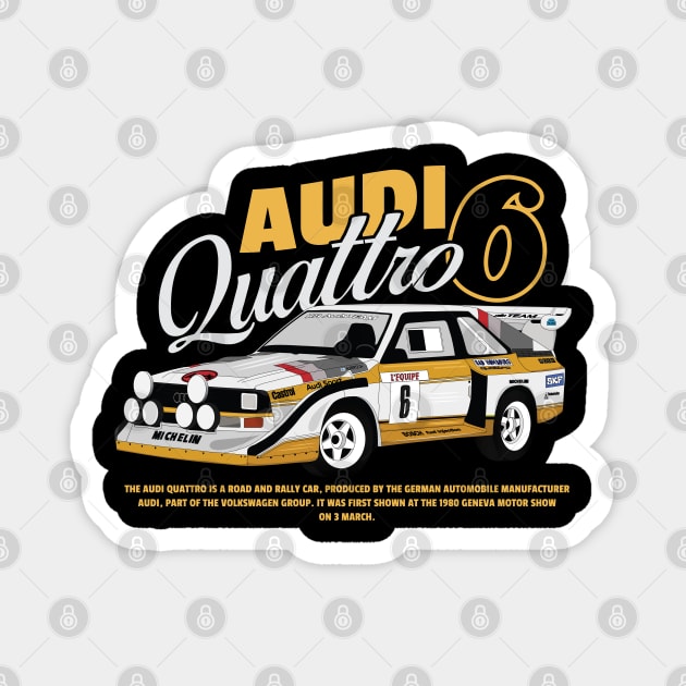 Sport Q S1 Group B Rally Magnet by kindacoolbutnotreally