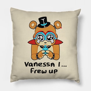 Freddy Fazbear // Vanessa I Frew Up Pillow