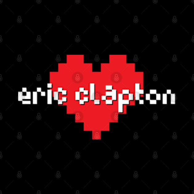 eric clapton -> pixel art style by LadyLily