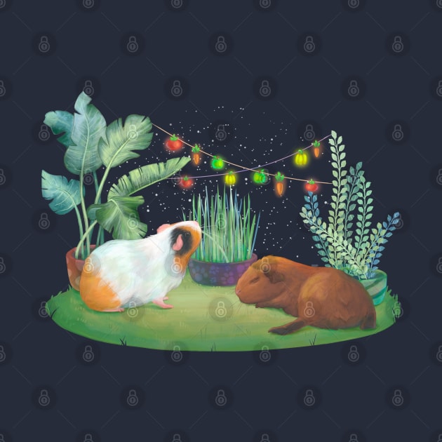 The digital painted guinea pigs by LilianaTikage
