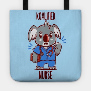 Koalified Nurse - Koala Animal Pun Tote