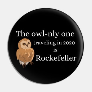 Rockefeller the Owl New York Pin