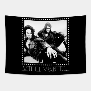 Milli Vanilli \/\/\ Vintage Style Aesthetic Design Tapestry