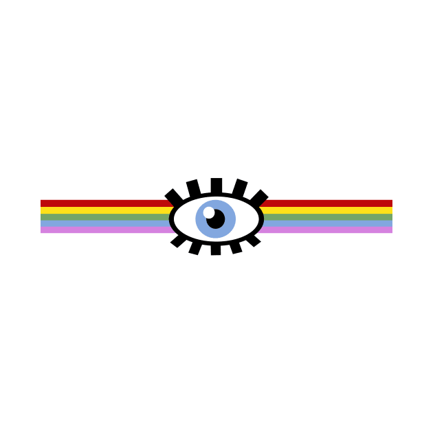 eye rainbow stripe by Mqed