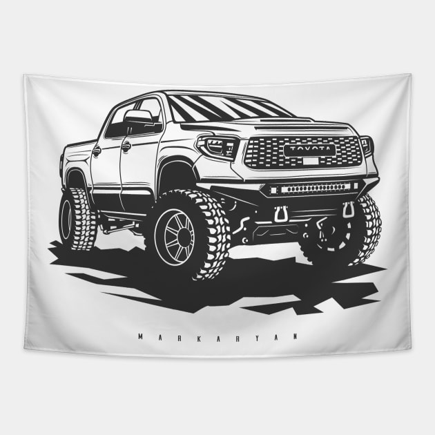 Yota Tundra Tapestry by Markaryan