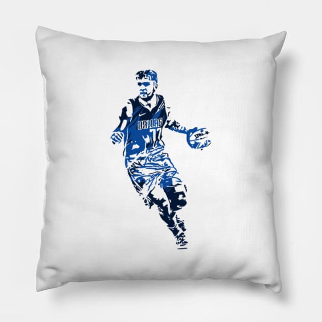 luka doncic Pillow by sepuloh