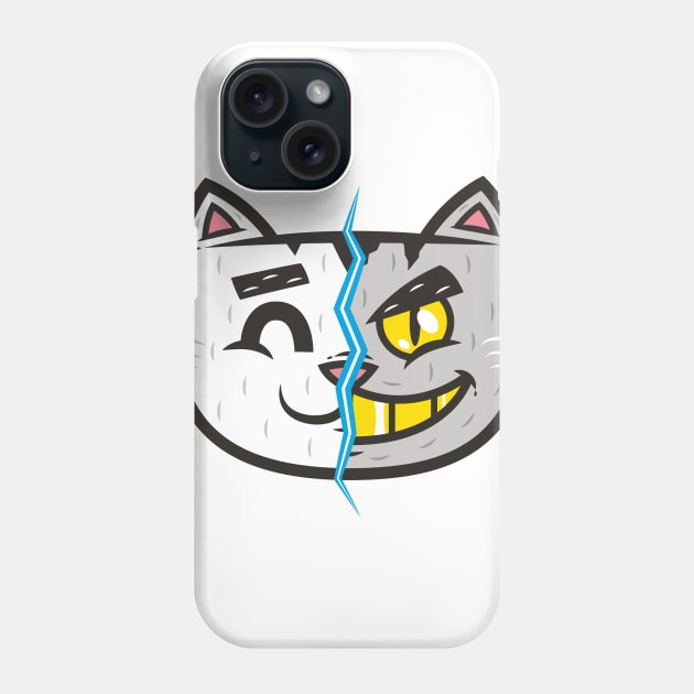 Good Cat Or Bad Cat Phone Case by krisren28