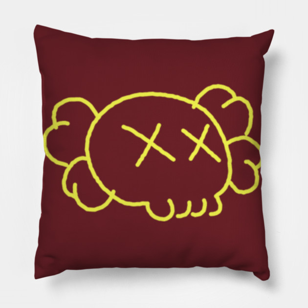 Kaws Mickey Kaws Pillow TeePublic
