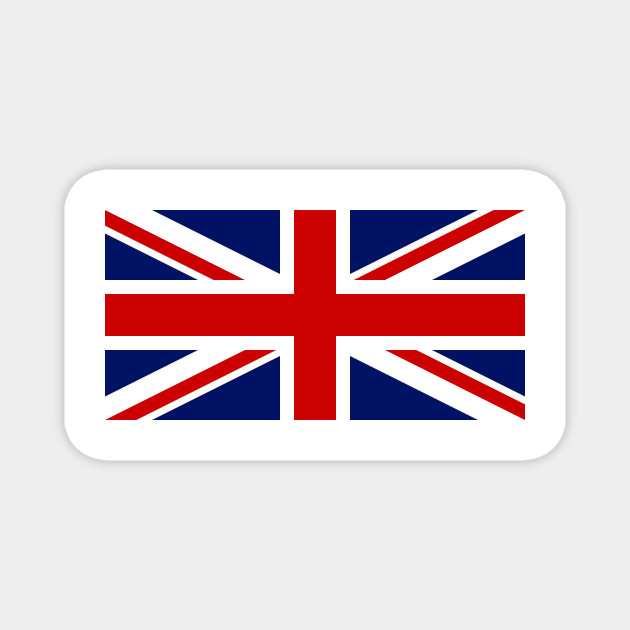 Red White and Blue Flag of Kingdom - United Kingdom - Magnet |