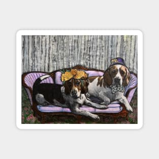 Fancy and Free Beagle Pals Magnet