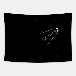 Sputnik Satellite Tapestry