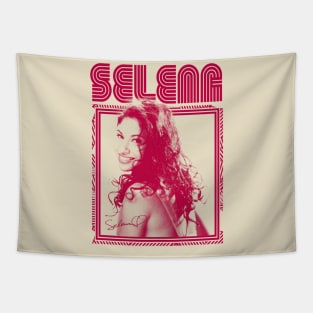 Selena Vintage Retro FanArt Tapestry