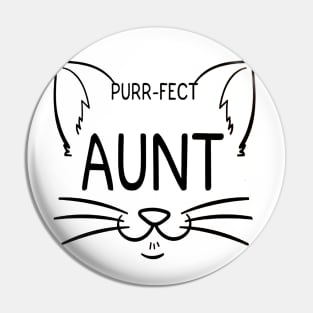 Purr-fect Aunt Pin