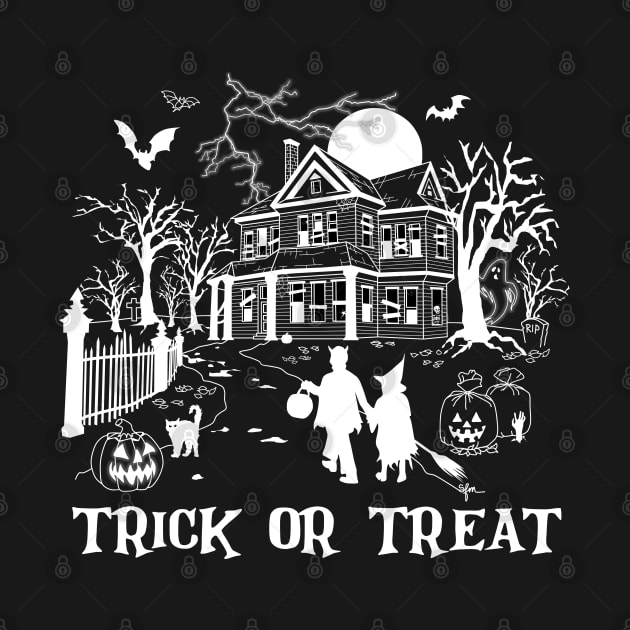 Spooky Season Trick or Treat by Screen Fiend Merch