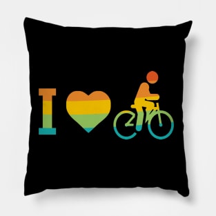 amor al ciclismo Pillow