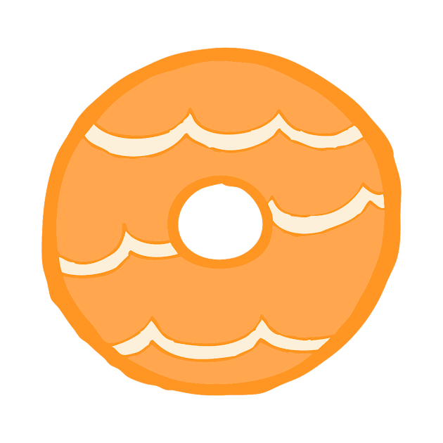 Orange Party Ring Biscuit by evannave