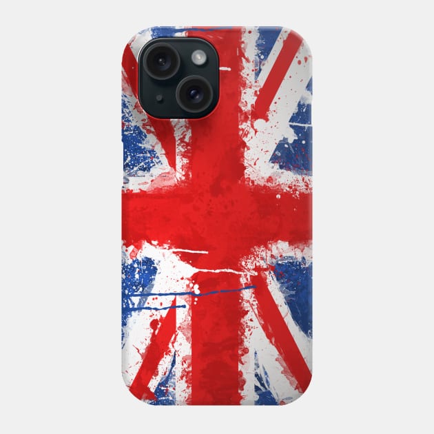 Union Jack Flag - Grunge Phone Case by GAz