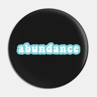 Abundance Pin