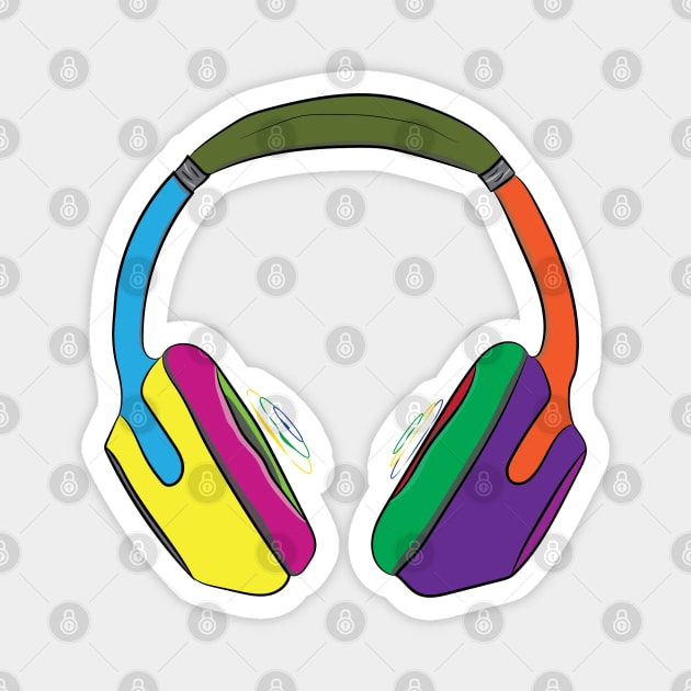 headphones Magnet by MagicTs