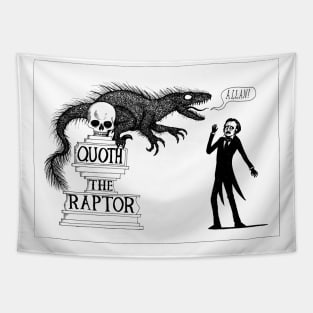 Quoth the Raptor Nevermore Tapestry