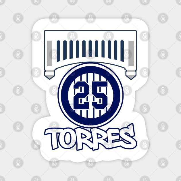 Yankees Torres 25 Magnet by Gamers Gear