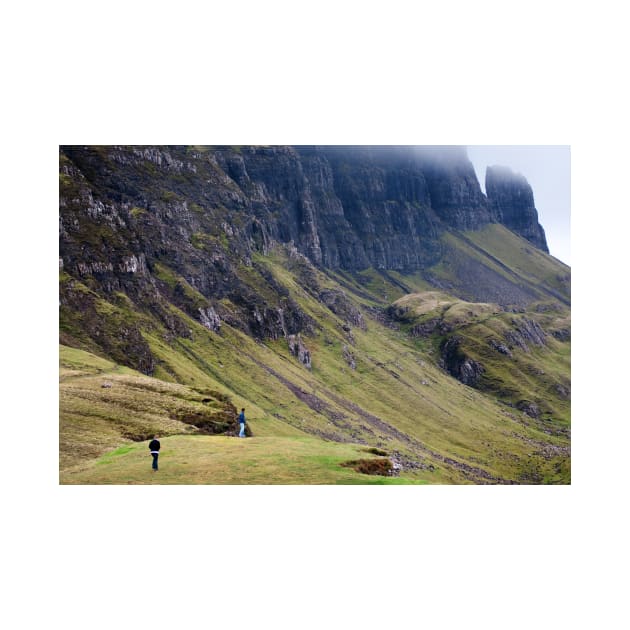 Sightseers at the Trotternish Ridge, Isle of Skye, Scotland by richflintphoto