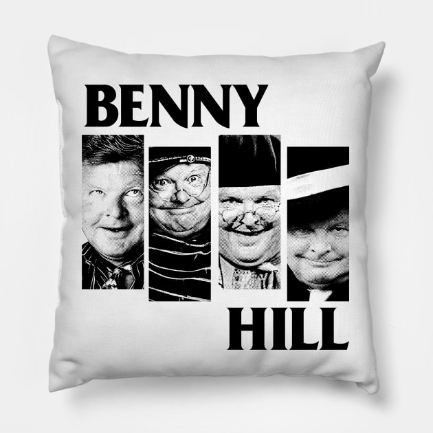 Benny Hill -- Punksthetic Fan Art Pillow by DankFutura