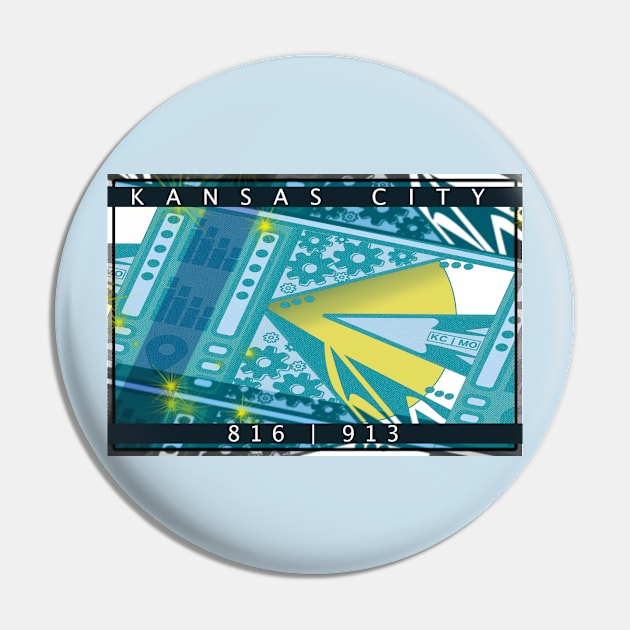 Kansas "Tech Me" City Pin by jrivvy