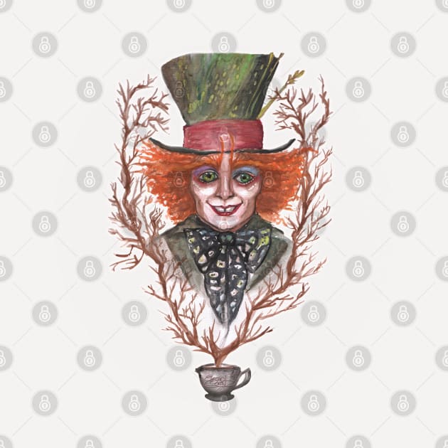 TEA HATTER by EYESofCORAL