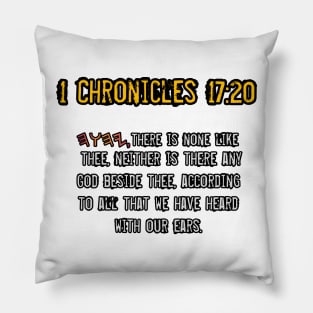 1 Chronicles 17:20 Pillow